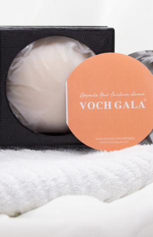 Unboxing and display of VOCH Gala nipple covers, showing packaging, product details, and various close-up views.